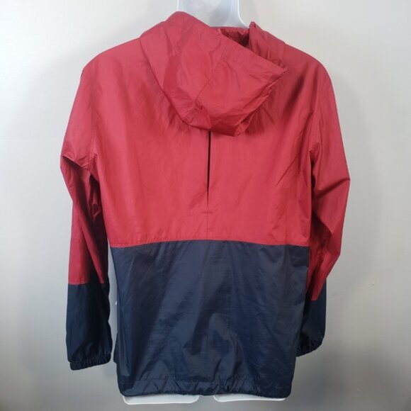 Columbia Womens Red & Blue Long Sleeve Hooded Zip Windbreaker Jackets Large/B33 - Picture 9 of 11